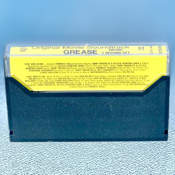 GREASE 1978 Original Motion Picture Soundtrack Cassette Tape - Picture 4 of 5
